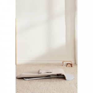 Transat bébé bliss mélange tissé chiné beige clair Babybjorn