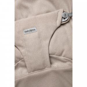 Transat bébé bliss mélange tissé chiné beige clair Babybjorn