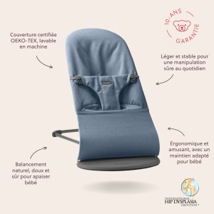 Transat bébé bliss jersey 3d Babybjorn