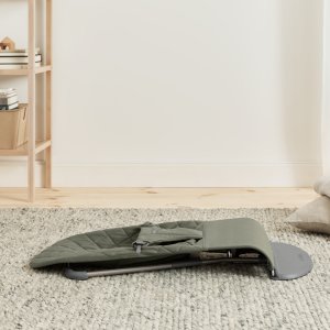 Transat bébé bliss coton matelassé classique vert foncé Babybjorn