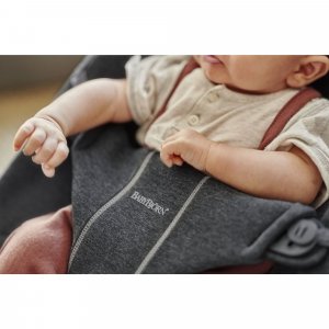 Transat bébé bliss jersey 3d gris charbon Babybjorn