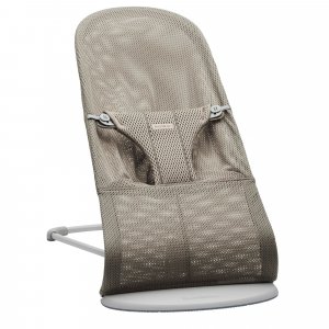Transat bébé bliss mesh gris-beige Babybjorn