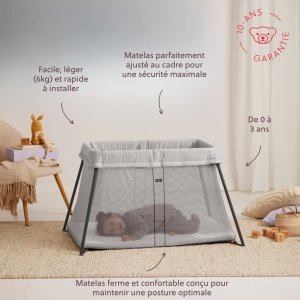 Lit parapluie light argent Babybjorn