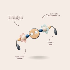 Arche pour transat yeux espiègles pastels Babybjorn