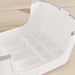 Marche pied enfant blanc et gris Babybjorn