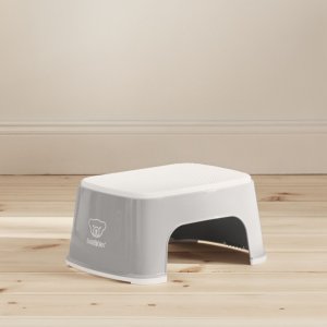 Marche pied enfant gris et blanc Babybjorn