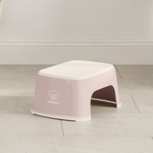 Marche pied enfant rose pastel et blanc Babybjorn
