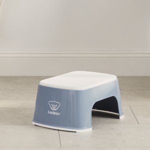 Marche pied enfant bleu profond et blanc Babybjorn