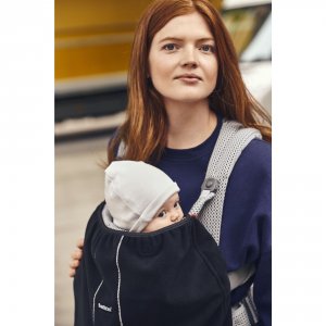 Cape pour porte bébé noir Babybjorn