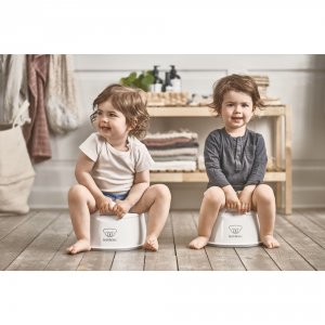 Pot smart blanc et gris Babybjorn