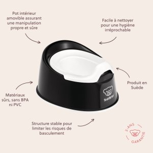 Pot smart noir Babybjorn
