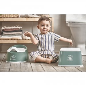 Pot smart vert profond et blanc Babybjorn