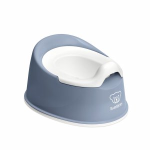 Pot smart bleu profond et blanc Babybjorn