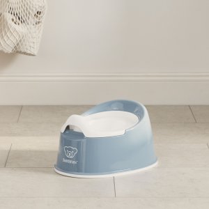Pot smart bleu profond et blanc Babybjorn