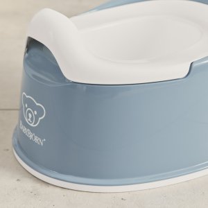 Pot smart bleu profond et blanc Babybjorn