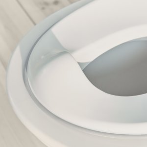 Réducteur de toilette blanc et gris Babybjorn