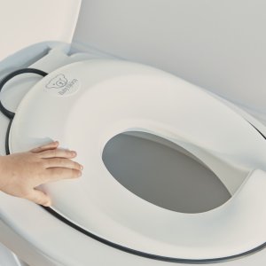 Réducteur de toilette blanc et noir Babybjorn