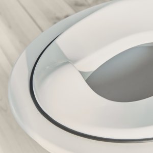 Réducteur de toilette blanc et noir Babybjorn