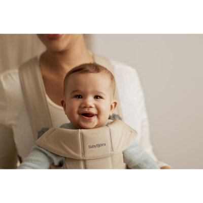 Porte-bébé mini tissé beige
