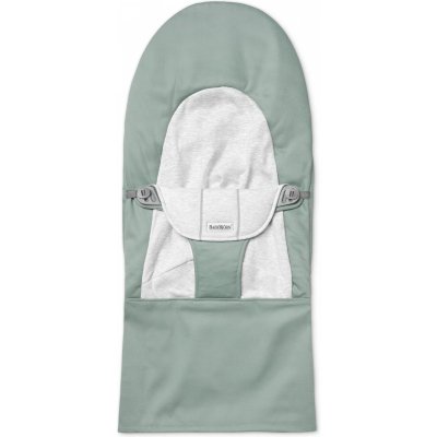 Housse transat balance soft tissé/jersey vert sauge/gris
