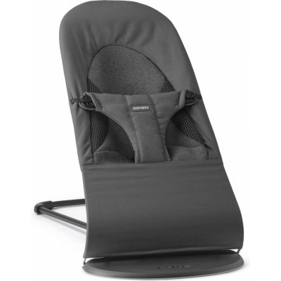 Transat bébé balance soft tissé jersey tri fabric gris foncé