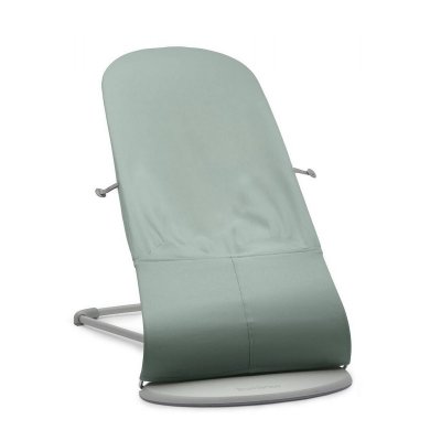 Transat bébé balance soft vert sauge et gris clair