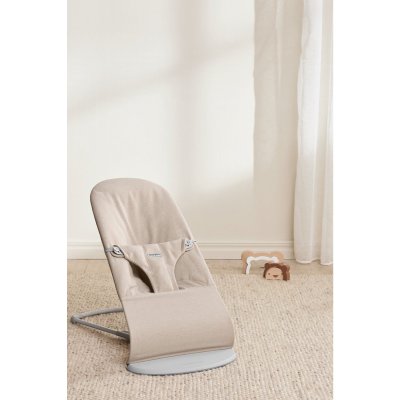 Transat bébé bliss mélange tissé chiné beige clair