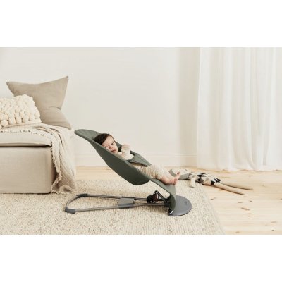 Transat bébé bliss coton matelassé classique vert foncé