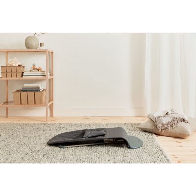 Pack transat bliss tissé matelassage pétale anthracite avec arche de jeux yeux espiègles