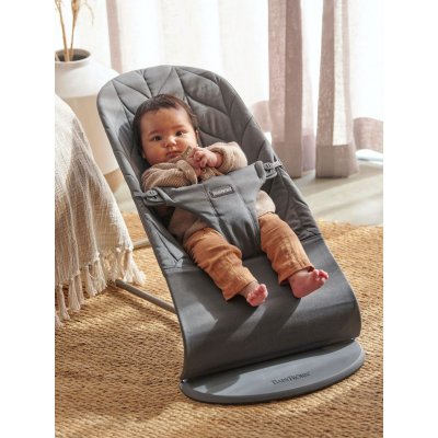 Transat bébé bliss coton matelassé pétale anthracite