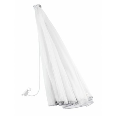 Voile de lit pour berceau blanc