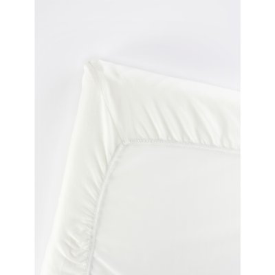 Drap housse pour lit parapluie blanc pur