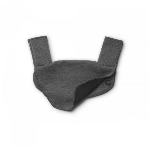 Bavoir pour porte bébé harmony gris foncé Babybjorn