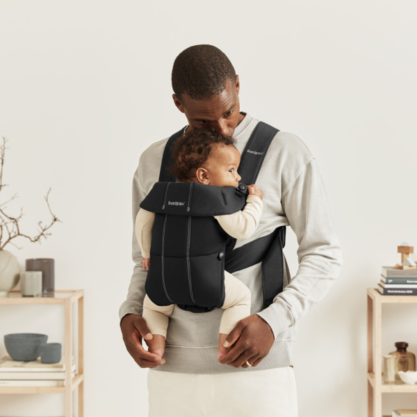 Porte bébé mini coton noir Babybjorn