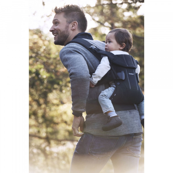 Porte bébé one coton mix noir Babybjorn
