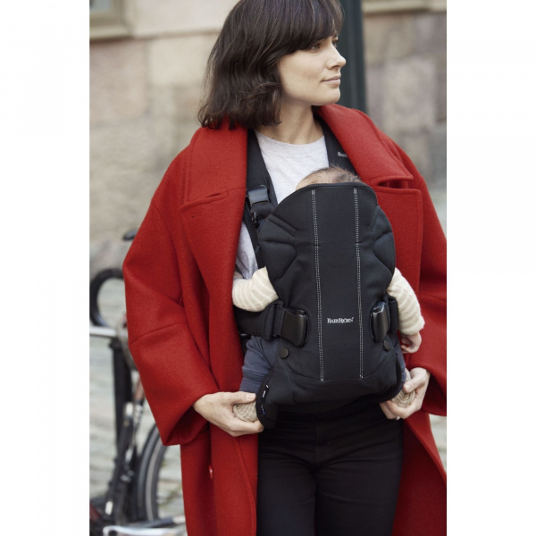 Porte bébé one coton mix noir Babybjorn