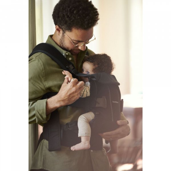 Porte bébé one coton mix noir Babybjorn