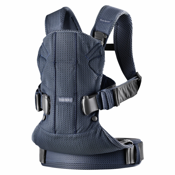 Porte bébé one air mesh 3d bleu marine Babybjorn