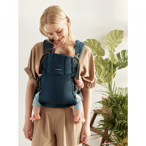Porte bébé harmony mesh 3d argent Babybjorn