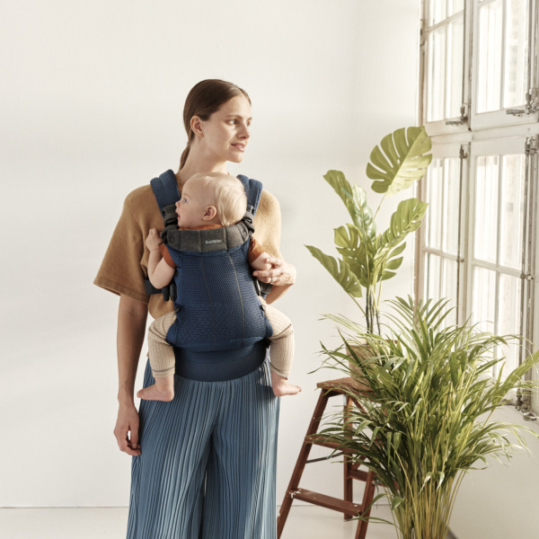 Porte bébé harmony mesh 3d bleu marine Babybjorn