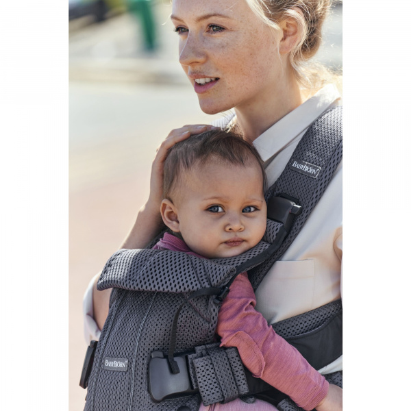 Porte bébé one air mesh 3d anthracite Babybjorn