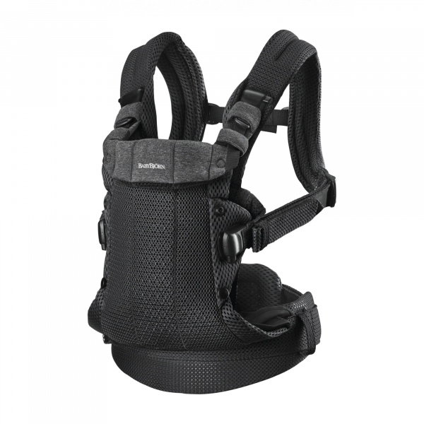 Porte bébé harmony mesh 3d noir Babybjorn