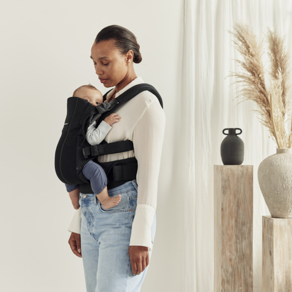Porte bébé harmony mesh 3d noir Babybjorn