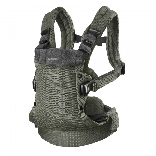 Porte bébé harmony mesh 3d argent Babybjorn