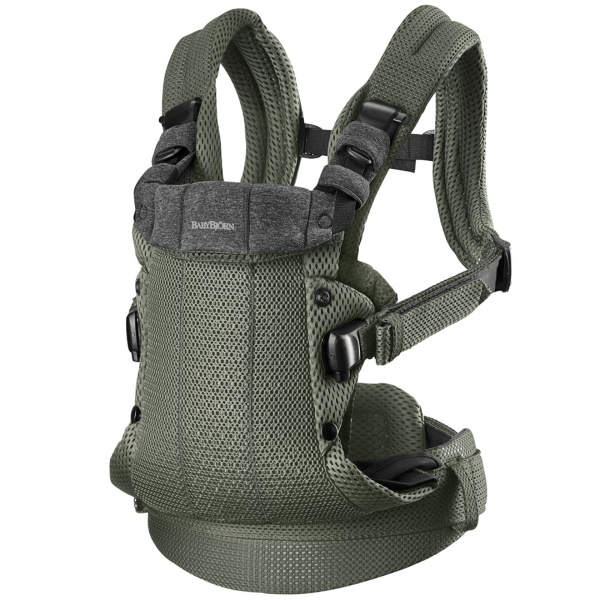 Porte bébé harmony mesh 3d vert foncé Babybjorn