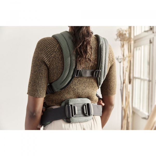 Porte bébé harmony mesh 3d argent Babybjorn
