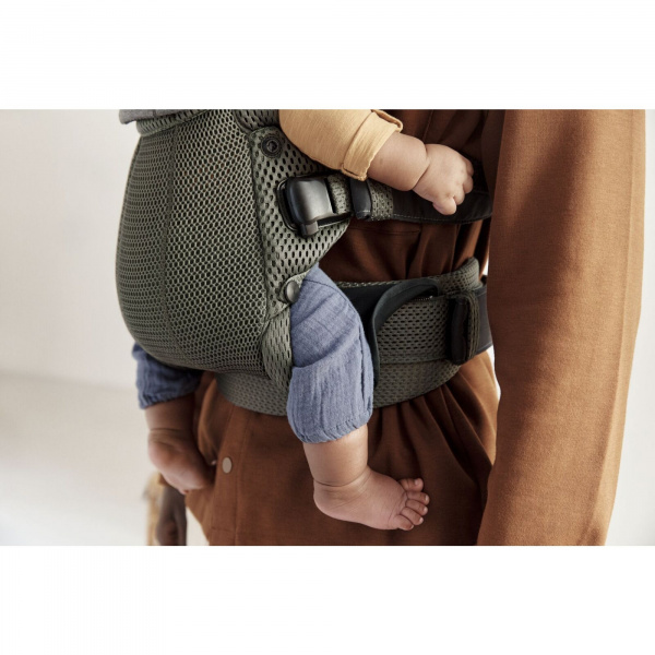 Porte bébé harmony mesh 3d argent Babybjorn