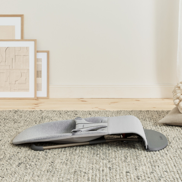 Transat bébé bliss jersey 3d gris clair Babybjorn