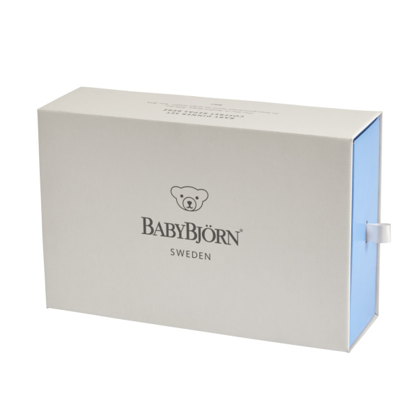 Coffret repas avec bavoir vert pastel Babybjorn