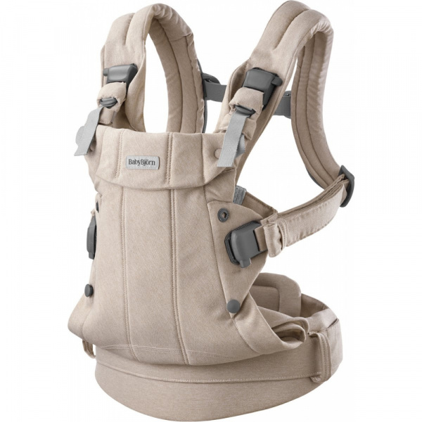 Porte bébé harmony mesh 3d argent Babybjorn